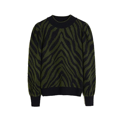 Zebra Printed Sweater - Oxford Street