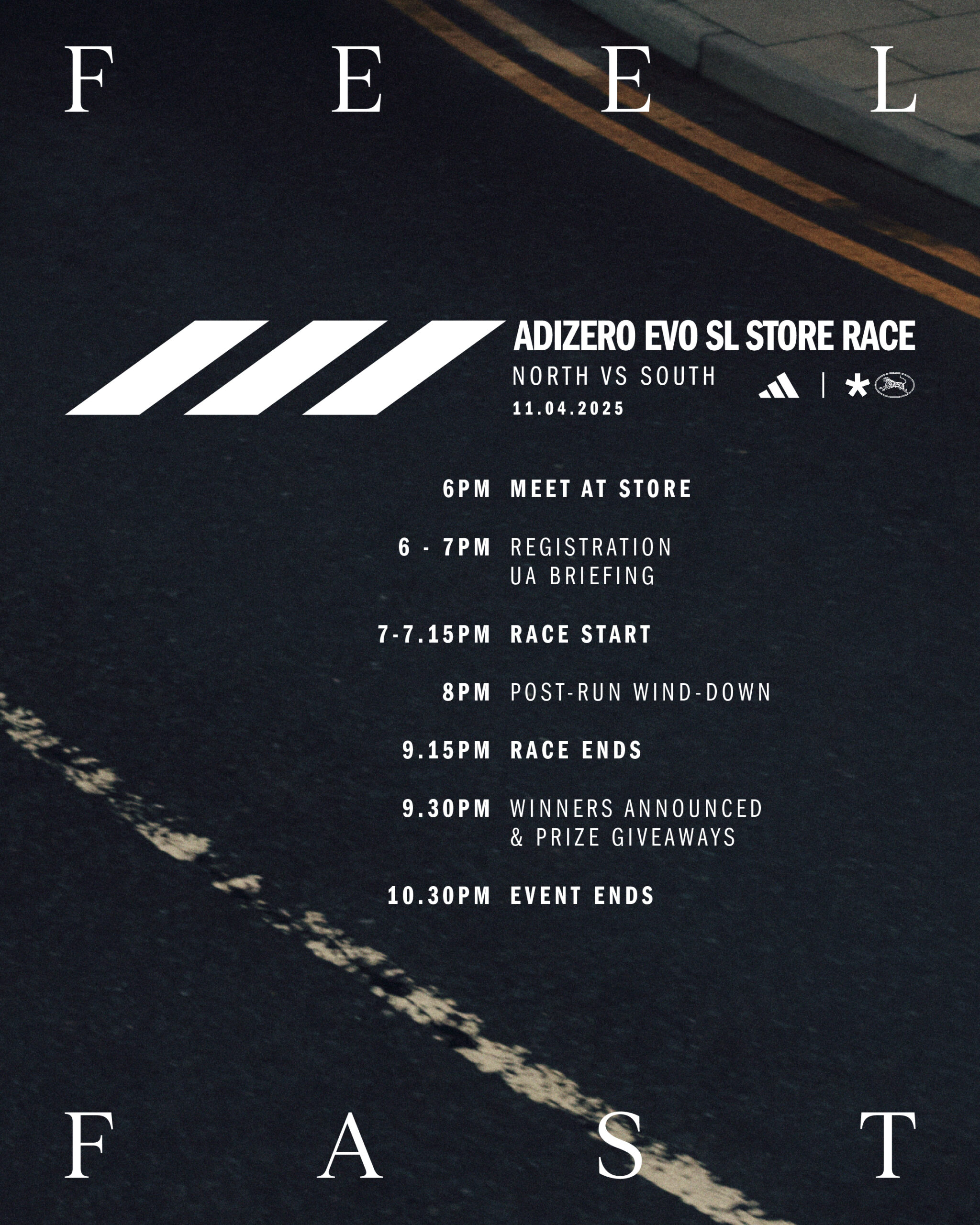 London Derby: Adidas North vs South running race