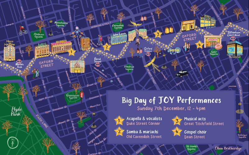 Big Day of Joy Performances | Oxford Street