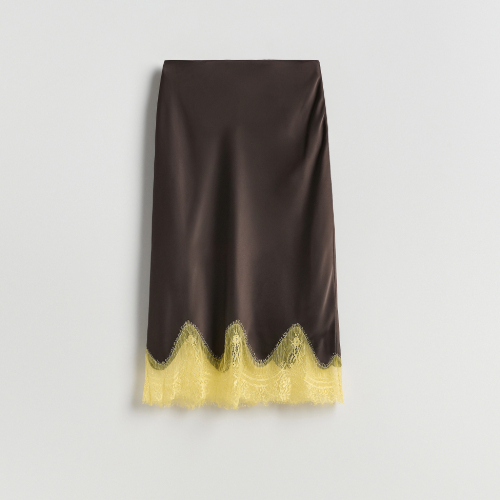Brown Midi Skirt | Oxford Street