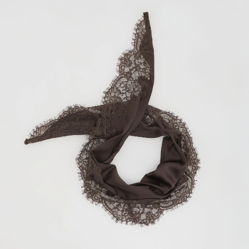 Lace Trim Neck Scarf | Oxford Street