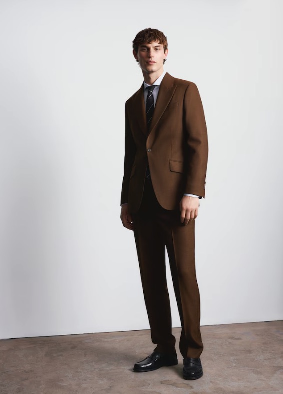MANGO Brown Suit Richard James | Oxford Street