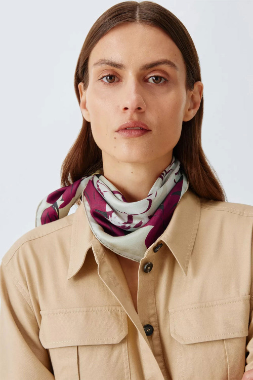 Summer Floral Silk Scarf | Oxford Street