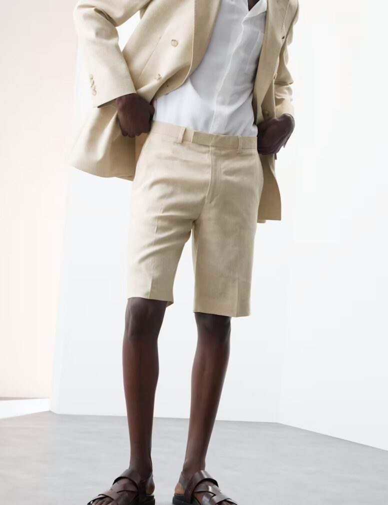 Linen Tailored Shorts | Oxford Street